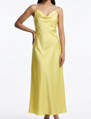Imported Western mini dress silk mini dress No-826 Velnoor Store