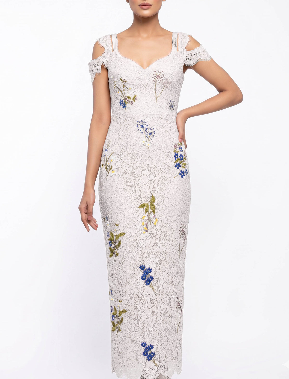 Imported Western mini dress net mini dress No-785 Velnoor Store