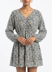 Imported western mini dress chiffon mini dress No-616 Velnoor Store