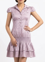 Imported Western mini Dress Silk Mini Dress No-657 Velnoor Store