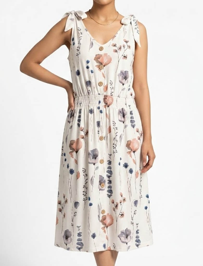 Imported Western mini dress silk jersey mini dress No-1357 Velnoor Store