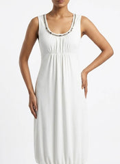 Imported Western mini Dress silk jersey Mini Dress No-591 Velnoor Store