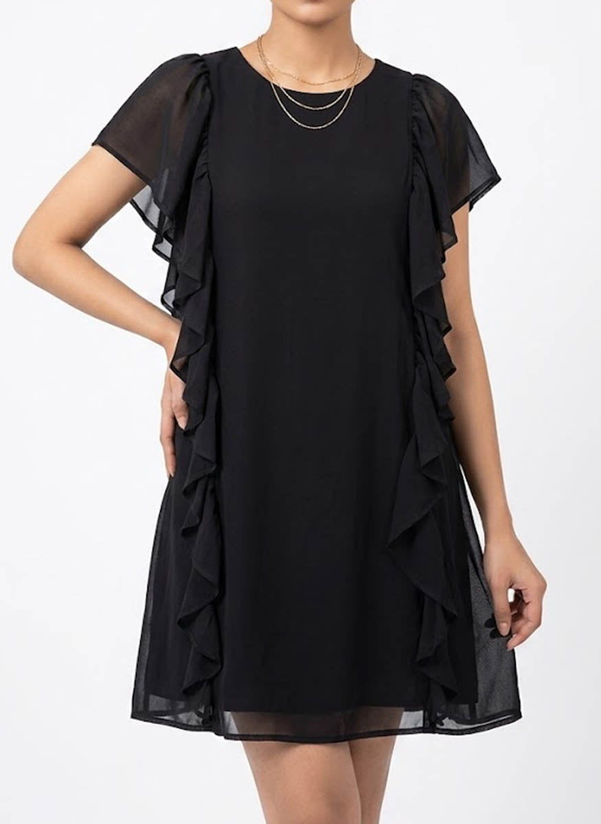 Imported Western mini Dress chiffon Mini Dress No-698 Velnoor Store