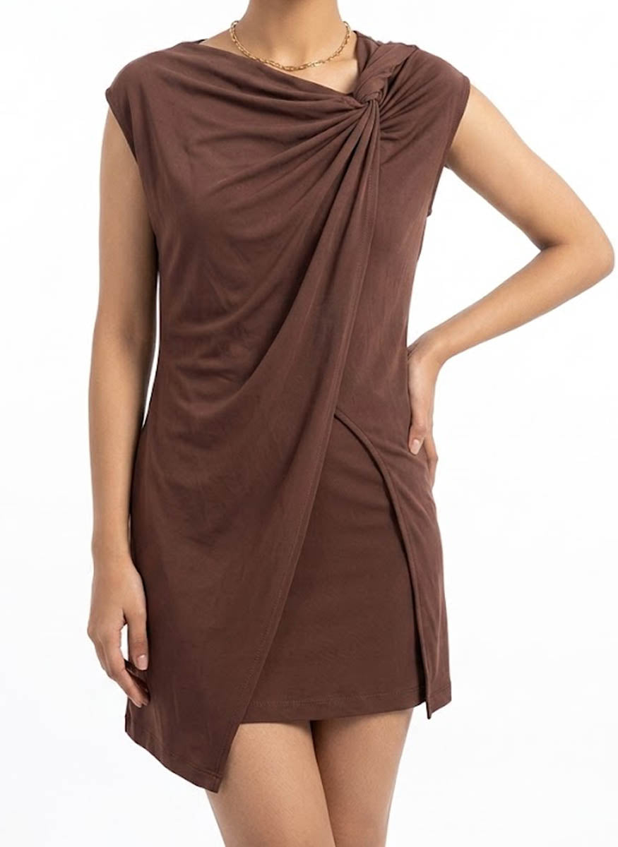 Imported western mini dress jersey mini dress No-596 Velnoor Store