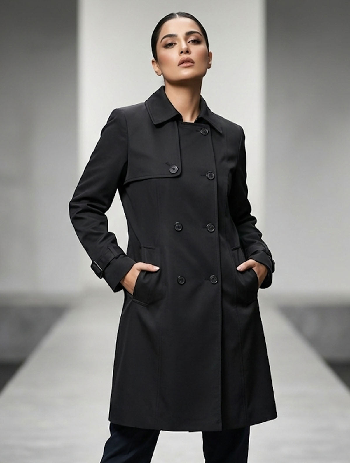 1832   Women's Stylish Winter Coat | Elegant Warmth Pakistan - Velnoor