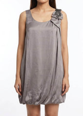 Imported Western mini dress silk mini dress No-1321 Velnoor Store