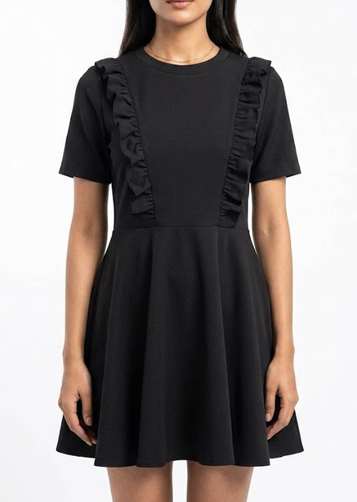 Imported Western mini dress chiffon mini dress No-1342 Velnoor Store