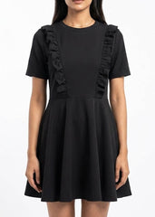 Imported Western mini dress chiffon mini dress No-1342 Velnoor Store
