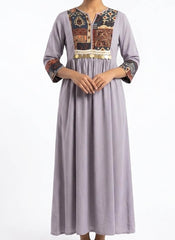 Imported Western long Dress Jersey Long Dress No-704 Velnoor Store