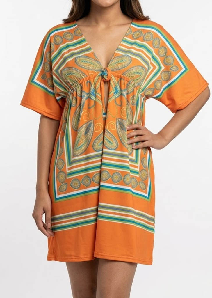 Imported Western mini dress silk jersey mini dress No-1326 Velnoor Store
