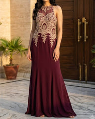 Imported Maxi ambroidery jersey maxi No-3632 Velnoor Store