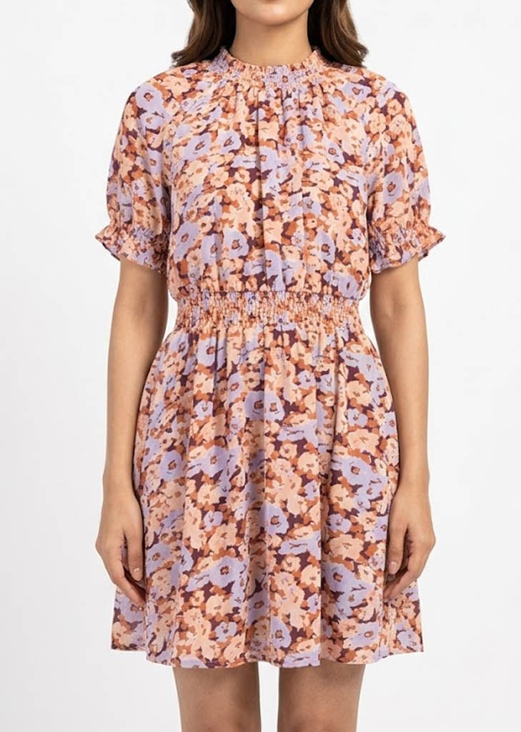 Imported Western mini dress chiffon mini dress No-1312 Velnoor Store