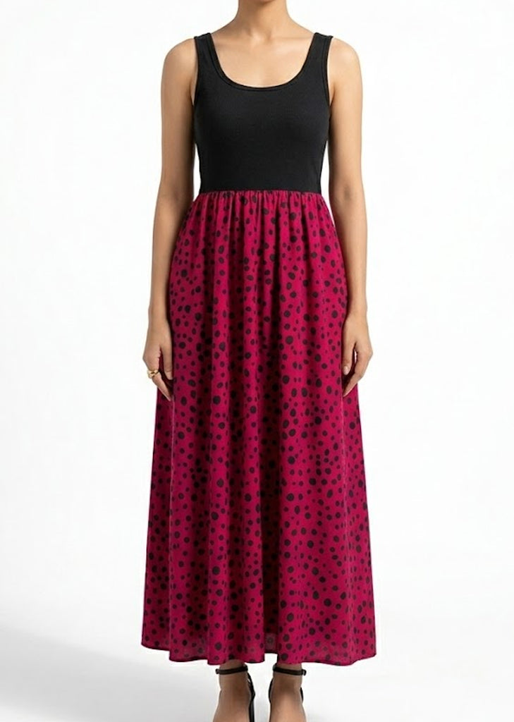 Imported Maxi silk jersey maxi No-1185 Velnoor Store