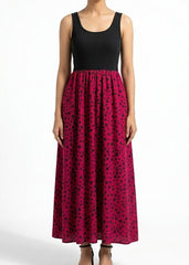 Imported Maxi silk jersey maxi No-1185 Velnoor Store