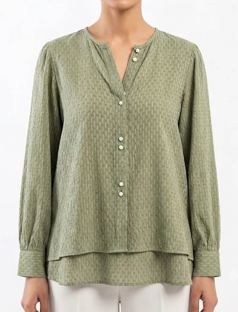 Imported Full sleeve top chiffon full sleeve top No-1477 Velnoor Store