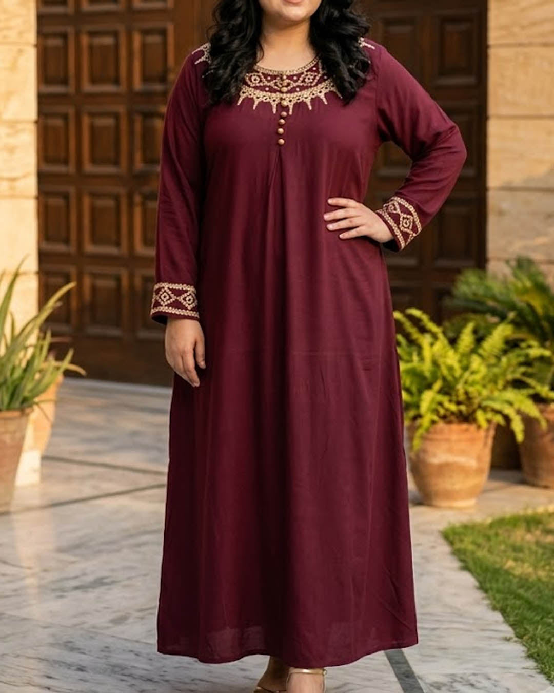 Imported Maxi chiffon maxi No-3695 Velnoor Store