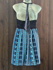 Imported Western mini dress silk jersey mini dress No-1408 Velnoor Store