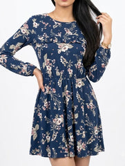 Imported Western mini dress chiffon mini dress No-2597 Velnoor Store
