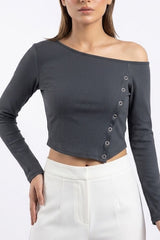 Imported crop top silk jersey crop top No-1083 Velnoor Store