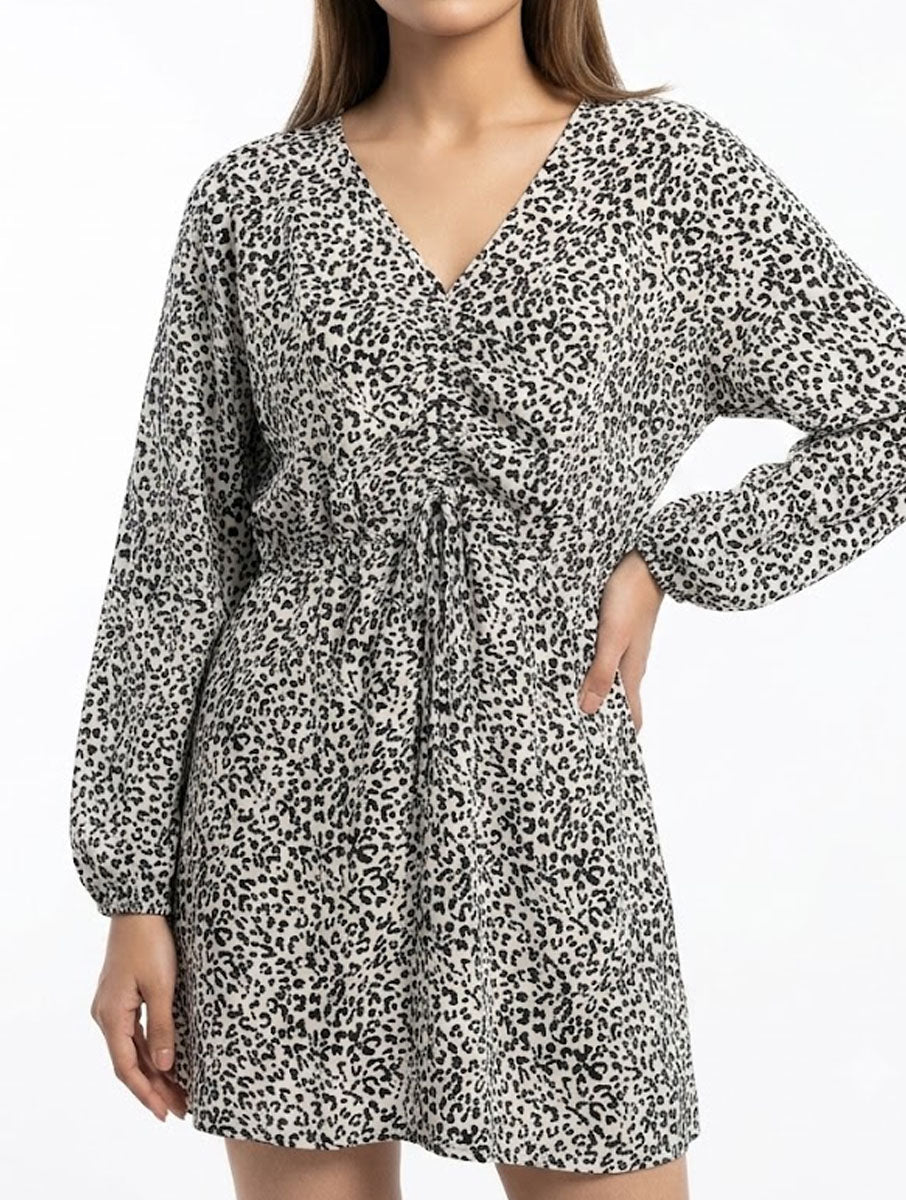Western mini dress chiffon mini dress No-2490 Velnoor Store