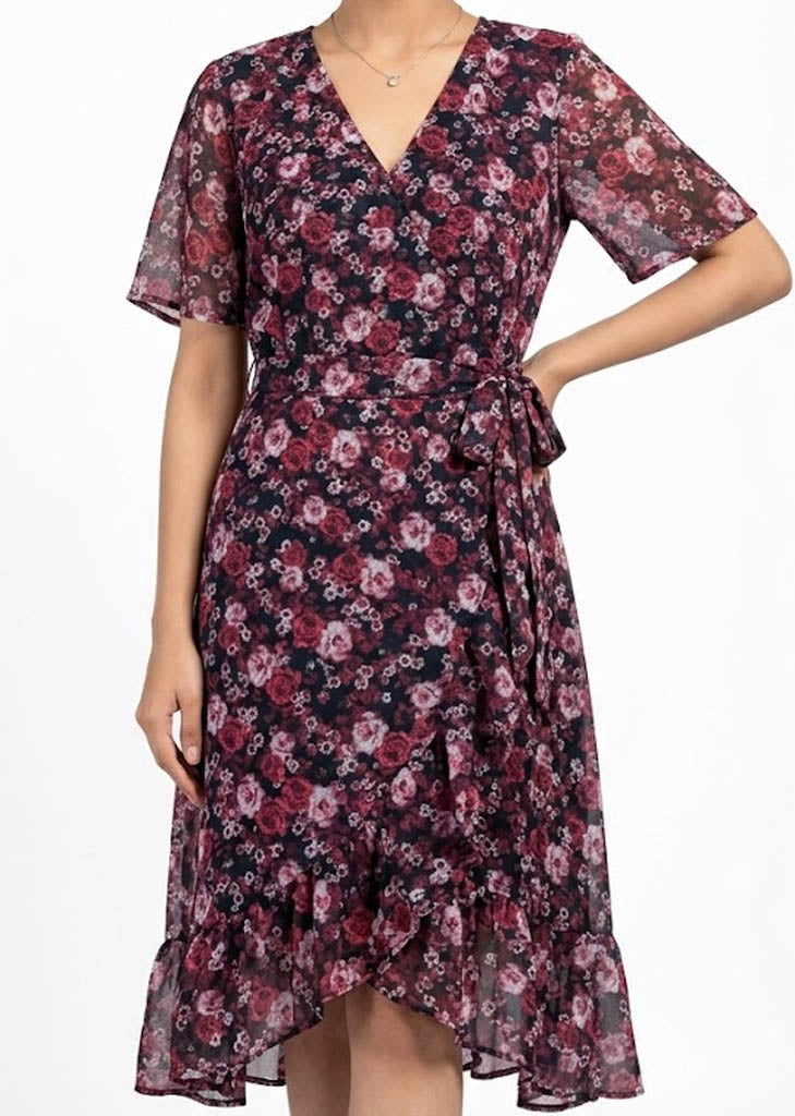 Imported Western long dress chiffon long dress No-1369 Velnoor Store