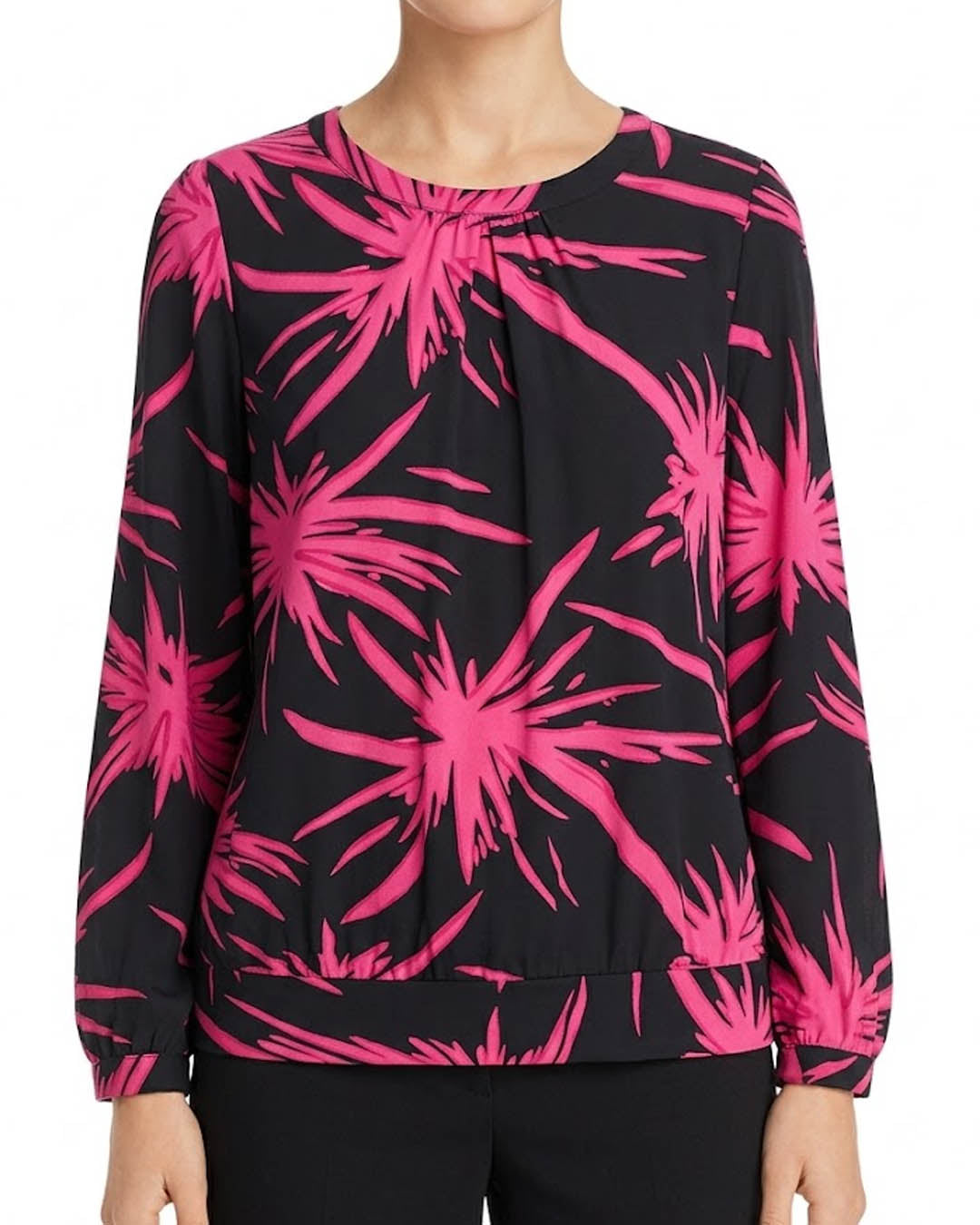 Imported Full sleeve top chiffon full sleeve top No-7554 Velnoor Store