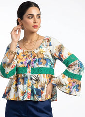 Imported women full sleeves top linen full sleeve top No-810 Velnoor Store