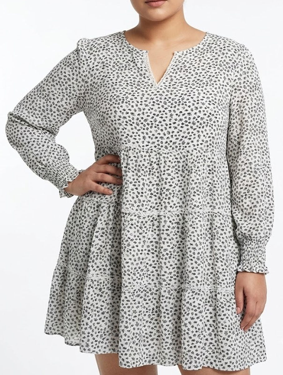 Western mini dress linen mini dress No-2480 Velnoor Store