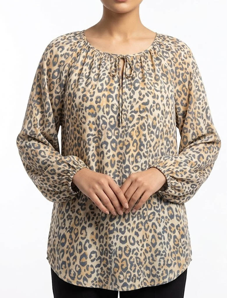Imported Full sleeve top linen full sleeve top No-1685 Velnoor Store