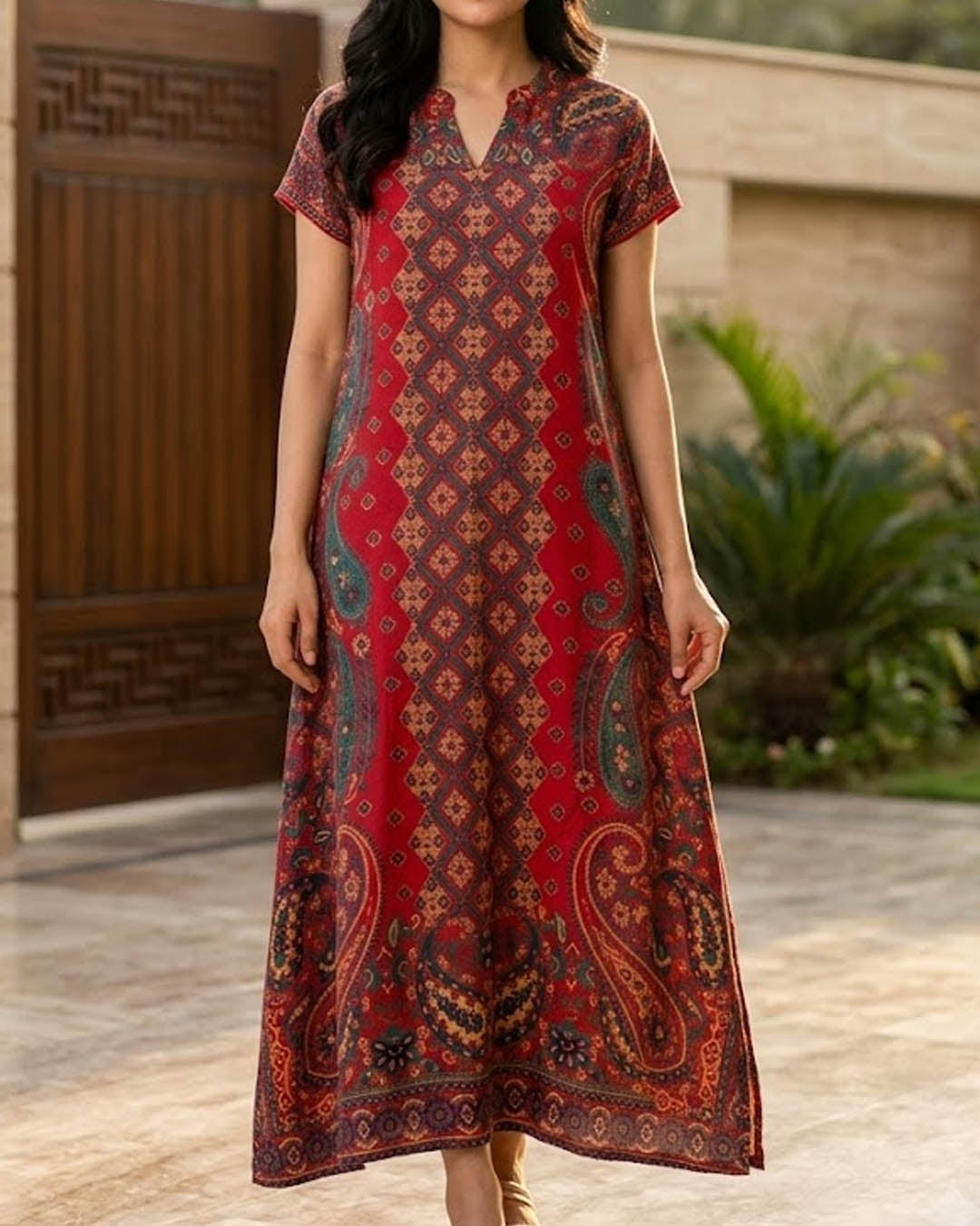 Imported Maxi cotton maxi No-3674 Velnoor Store