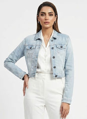 417  Girls Denim Jacket Pakistan – Trendy & Stylish | Velnoor