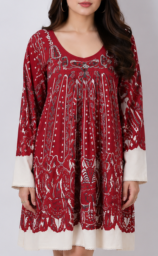 Imported Western long Dress jersey Long Dress No-616 Velnoor Store