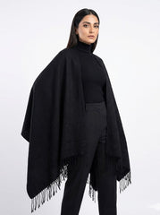 1460 Black Premium Branded Shawl for Women – Luxury Winter Collection Pakistan -velnoor