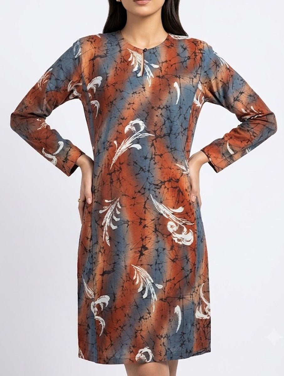 Western mini dress silk mini dress No-2465 Velnoor Store