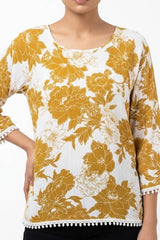 Imported Full sleeve top chiffon full sleeve top No-1541 Velnoor Store