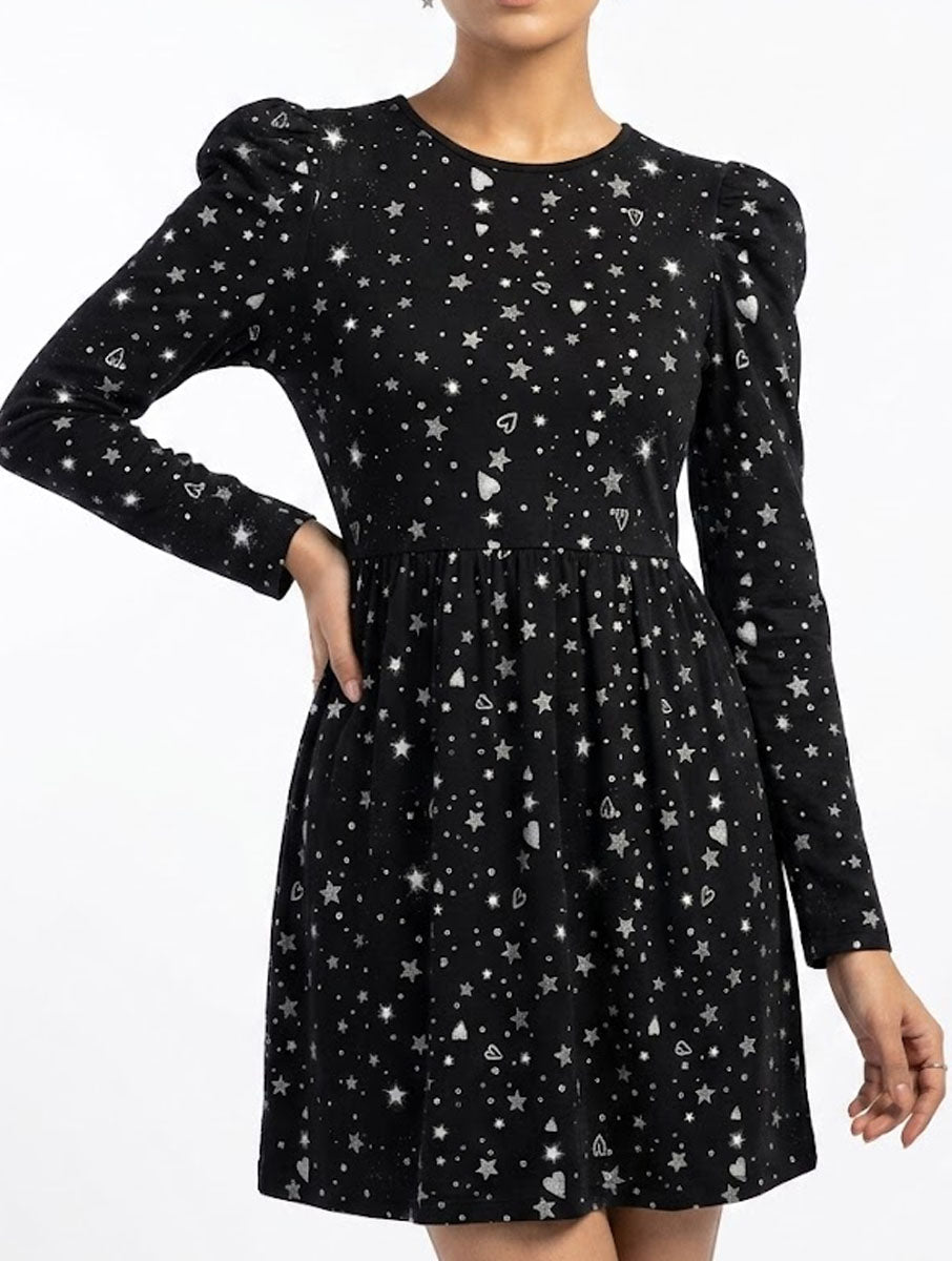 Imported Western Mini dress jersey mini dress No-2631 Velnoor Store