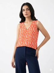 Imported women Sleeveless top linen Sleeveless top No-534 Velnoor Store