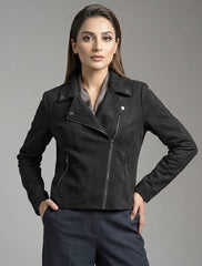 1810 Swiss Leather Jacket for Women | Premium Winter Wear Pakistan -velnoor