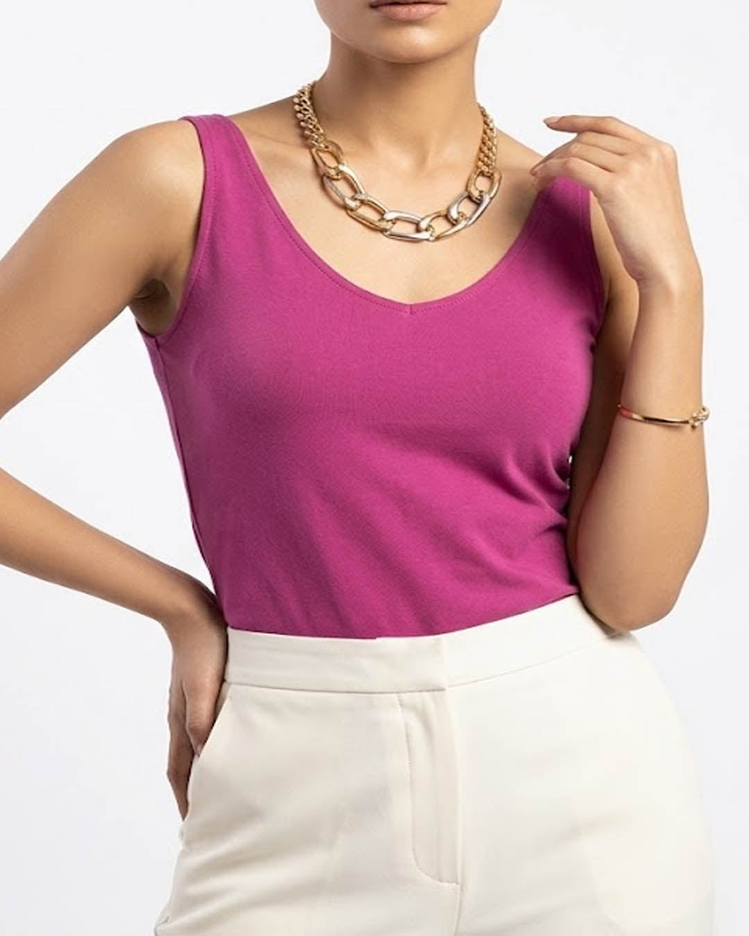 Imported Sleeveless cotton jersey sleeveless No-3713 Velnoor Store