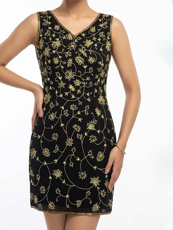 Imported Western mini dress chiffon mini dress No-1311 Velnoor Store