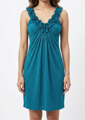 Imported Western mini dress chiffon mini dress No-1350 Velnoor Store
