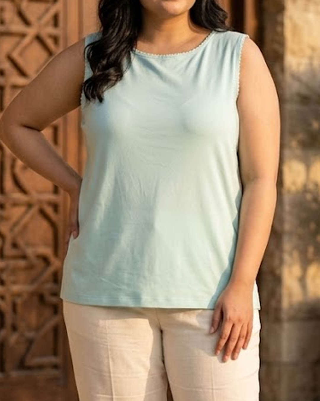 Imported Sleeveless cotton sleeveless No-2825 Velnoor Store