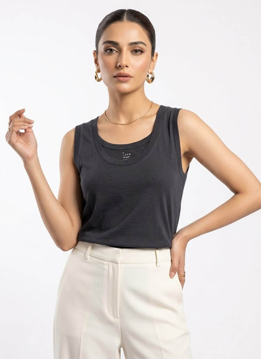Imported women sleeveless top jersey sleeveless top No-776 Velnoor Store