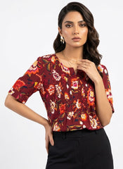 Imported women half sleeve top linen half sleeve top No-539 Velnoor Store