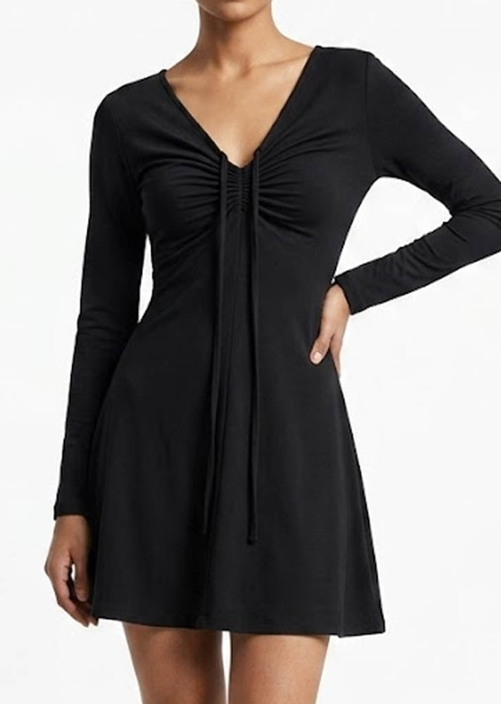 Imported Western mini dress jersey mini dress No-1337 Velnoor Store