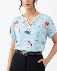 Half sleeve top cotton half sleeve top No-1859 Velnoor Store