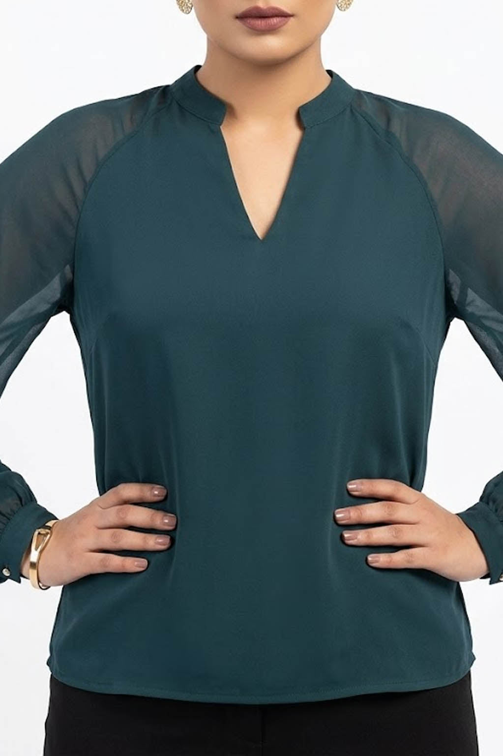 Imported Full sleeve top silk jersey full sleeve top No-1514 Velnoor Store