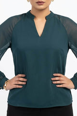 Imported Full sleeve top silk jersey full sleeve top No-1514 Velnoor Store