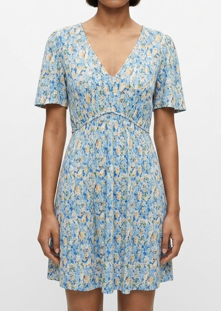 Imported Western mini dress chiffon mini dress No-999 Velnoor Store