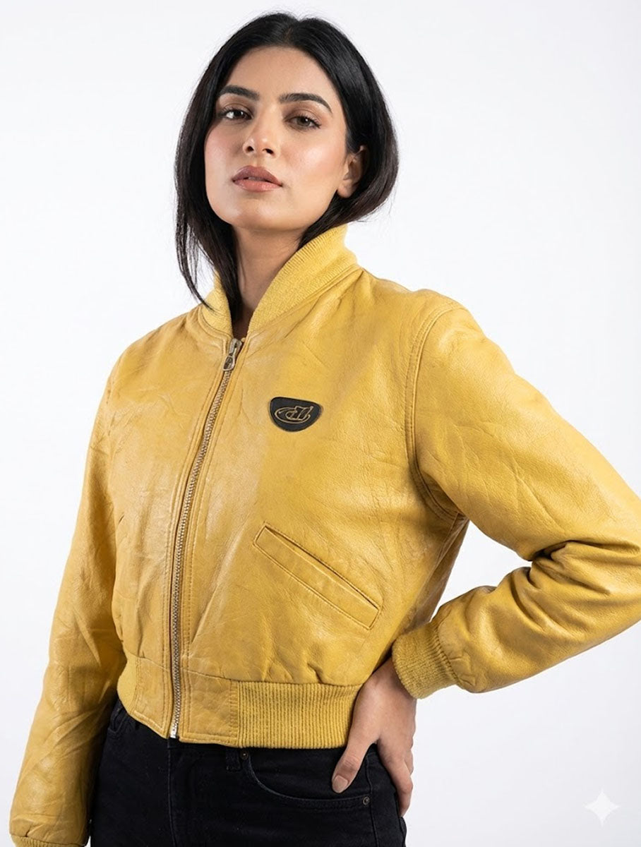 108 Swiss Leather Jacket for Women | Premium Winter Wear Pakistan - Velnoor